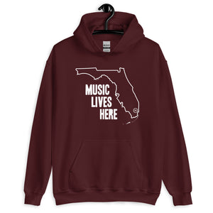 Florida "MUSIC LIVES HERE" Hooded Sweatshirt