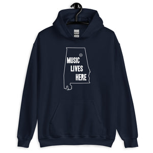 Alabama - Gadsden "MUSIC LIVES HERE" Hooded Sweatshirt