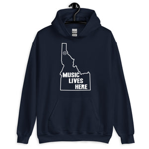 Idaho "MUSIC LIVES HERE" Hooded Sweatshirt