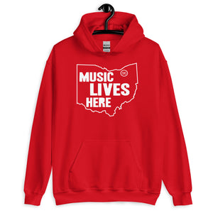 Ohio "MUSIC LIVES HERE" Hooded Sweatshirt