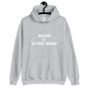 Tennessee "MUSIC LIVES HERE" Hooded Sweatshirt