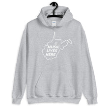 West Virginia "MUSIC LIVES HERE" Men's Hooded Sweatshirt