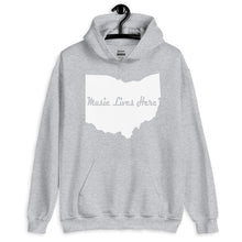 Ohio "MUSIC LIVES HERE" Solid Hoodie