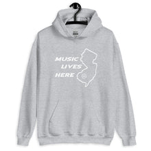 New Jersey "MUSIC LIVES HERE" Men's Hooded Sweatshirt