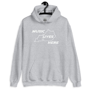 Kentucky "MUSIC LIVES HERE" Men's Hooded Sweatshirt