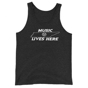 Tennessee "MUSIC LIVES HERE" Tank Top