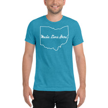 Ohio "MUSIC LIVES HERE" Premium Triblend Short sleeve t-shirt