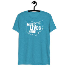 Ohio "MUSIC LIVES HERE" Men's Triblend T-Shirt