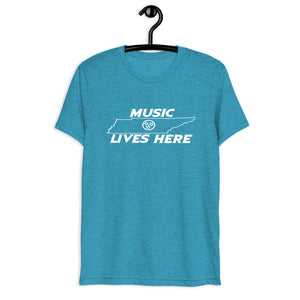Tennessee TriStar "MUSIC LIVES HERE" Men's Triblend T-Shirts