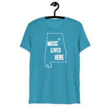 Alabama - Gadsden "MUSIC LIVES HERE" Men's Triblend T-Shirt