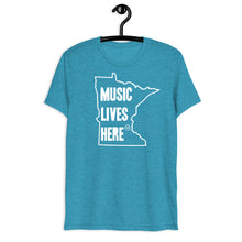 Minnesota "MUSIC LIVES HERE" Men's Triblend T-Shirt