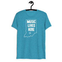 Indiana "MUSIC LIVES HERE" Men's Triblend T-Shirt