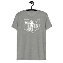 Ohio "MUSIC LIVES HERE" Men's Triblend T-Shirt