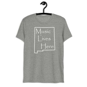 New Mexico "MUSIC LIVES HERE" Men's Triblend T-Shirt