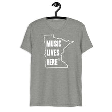 Minnesota "MUSIC LIVES HERE" Men's Triblend T-Shirt