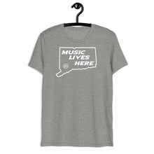 Connecticut "MUSIC LIVES HERE" Men's Triblend T-Shirt