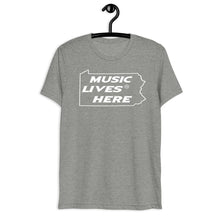 Pennsylvania "MUSIC LIVES HERE" Men's Triblend T-Shirt