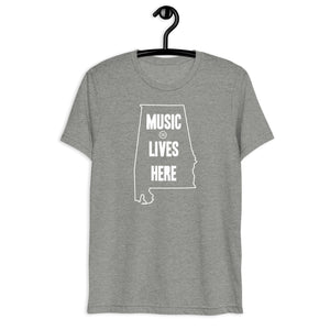 Alabama "MUSIC LIVES HERE" Men's Triblend T-shirt