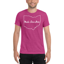 Ohio "MUSIC LIVES HERE" Premium Triblend Short sleeve t-shirt