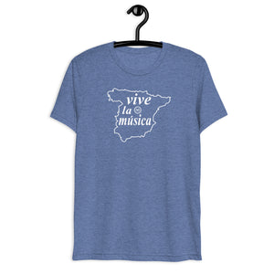 Spain "VIVE LA MUSICA" Triblend T-Shirt