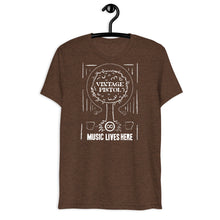 Arkansas/Vintage Pistol "MUSIC LIVES HERE" Music Tree Triblend T-Shirt