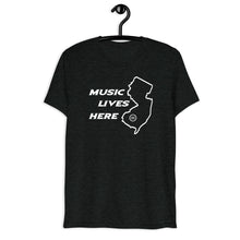 New Jersey "MUSIC LIVES HERE" Men's Triblend T-Shirt