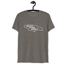 Jamaica "MUSIC LIVES HERE" Men's Triblend T-Shirt