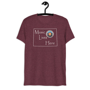 Colorado Pride  "MUSIC LIVES HERE" Men's Triblend T-Shirt