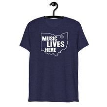 Ohio "MUSIC LIVES HERE" Men's Triblend T-Shirt