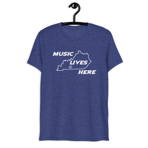 Kentucky "MUSIC LIVES HERE" Men's Triblend T-Shirt