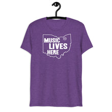 Ohio "MUSIC LIVES HERE" Men's Triblend T-Shirt