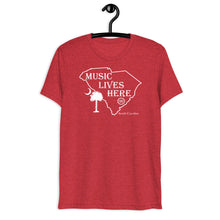 South Carolina "MUSIC LIVES HERE" Men's Triblend T-Shirt