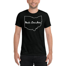 Ohio "MUSIC LIVES HERE" Premium Triblend Short sleeve t-shirt