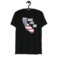 California Patriot "MUSIC LIVES HERE" Men's Triblend T-Shirt