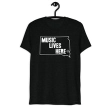 South Dakota "MUSIC LIVES HERE" Men's Triblend T-Shirt