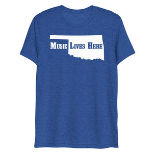 OKlahoma "MUSIC LIVES HERE" Sooner State Short sleeve t-shirt